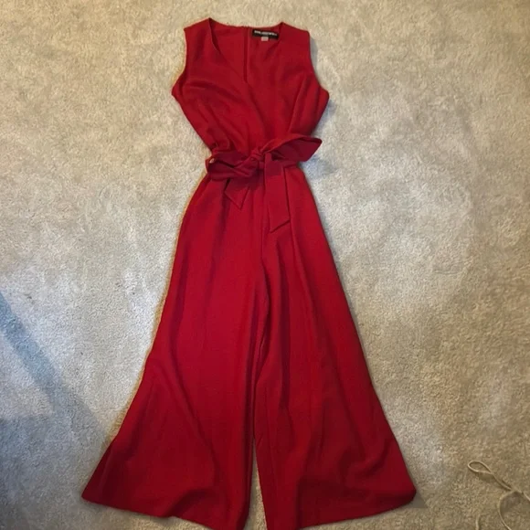 Karl Lagerfeld Pants Jumpsuits Karl Lagerfeld Red Wideleg